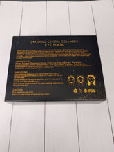 Load image into Gallery viewer, 24k Gold Crystal Collagen Eye Mask (10 pack)